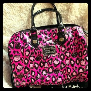 Hello Kitty x Loungefly Pink Leopard Satchel LTD
